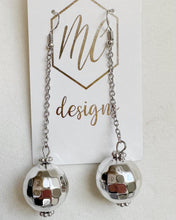 Hanging Disco Ball Earrings