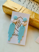 Art Deco Clay Earring