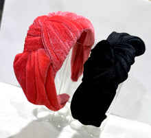 Wide Velvet Headband Knot