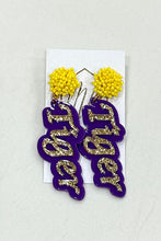 LSU Tiger Earrings