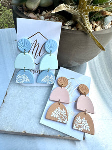 Tiered Spring Clay Earrings