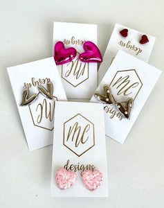 Heart Studs