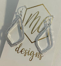 Small Open Teardrop Earrings