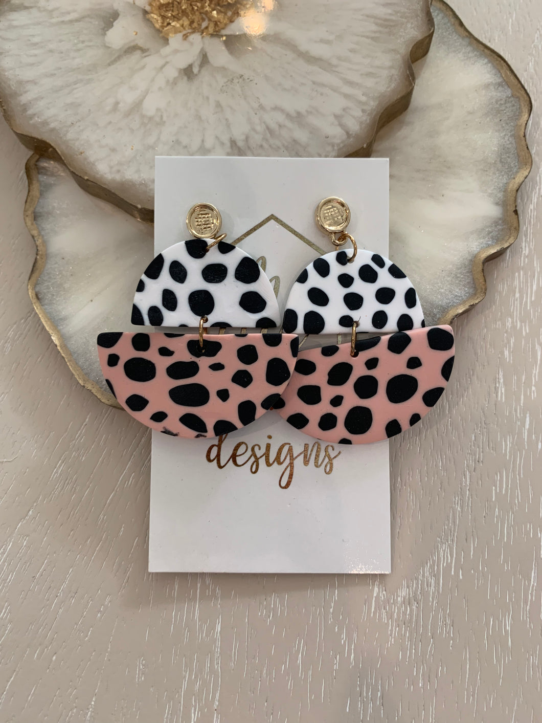 Speckled Clay Earrings