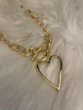 Chunky Chain Heart Necklace