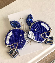 New Football Beaded Earrings