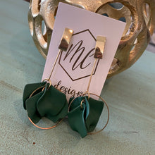 Petal Earrings-Drop Circle
