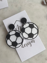 Assorted Sports Earrings Acrylic