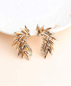 Jeweled Wing Earrings