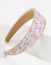 Crystalline Decor Flat Headband- all the Colors