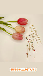 Butterfly Crystal Drop Earring-RW