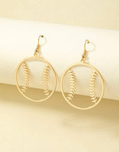 Baseball Dangle Earrings