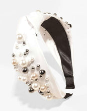Fancy Pearl Beaded Knot Headbands