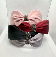 Wide Headband Adorned with Rhinestones
