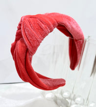 Wide Velvet Headband Knot