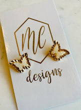 Shiny Butterly Studs
