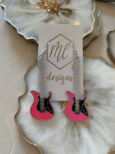 Electric Guitar Earrings