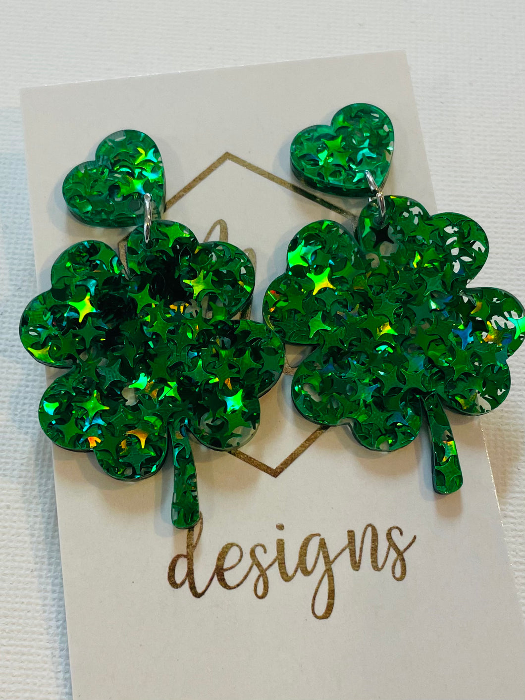 St. Patty’s Day Acrylic Earrings