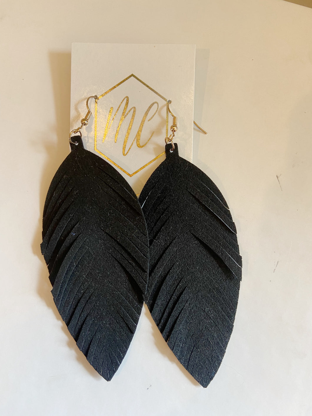 Leather Fringe Earrings