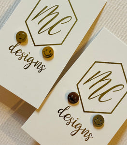 Smiley Face Stud