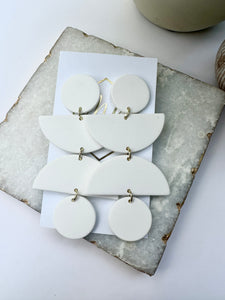 Tiered Acrylic Earrings