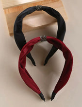 Wide Headband Adorned with Rhinestones