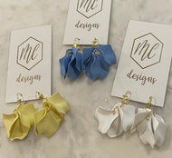 Flower Petal Dangle earrings