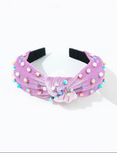 Kid’s Velvet Pearl Knot Headbands no