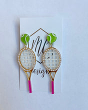 Tennis Racket Earrings