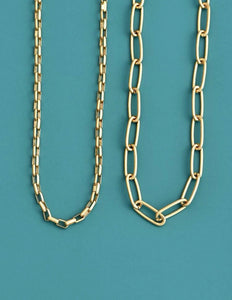Double Gold Chain Necklaces