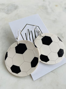 Leather Sports Earrings