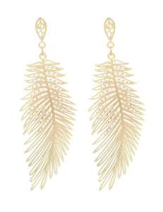 Leaf Statement Earrings