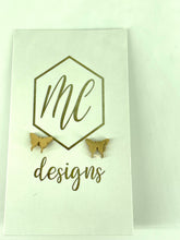 Gold Butterfly Studs