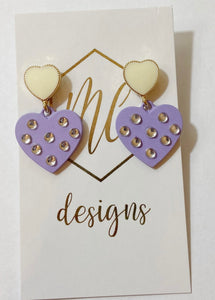 Heart Drop Earring Small in Size