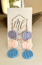 Triple Tiered Pumpkin Earring