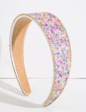 Crystalline Decor Flat Headband- all the Colors