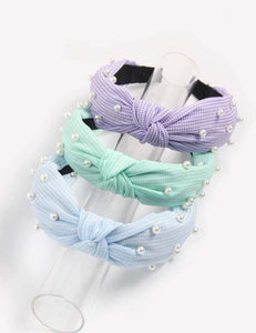 Kids Pastel Pearl Headbands