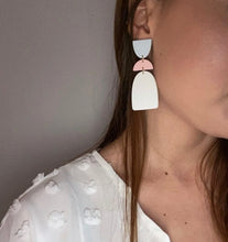 Triple Geometric Earrings