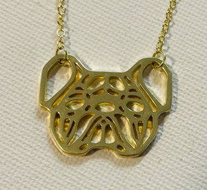 Hollowed Bulldog Necklace