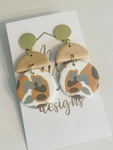 Neutral Clay Dangle Earrings