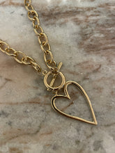Chunky Chain Heart Necklace