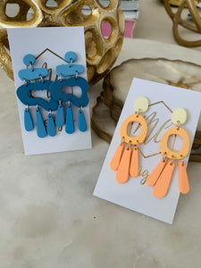 Clay Chandelier Earrings