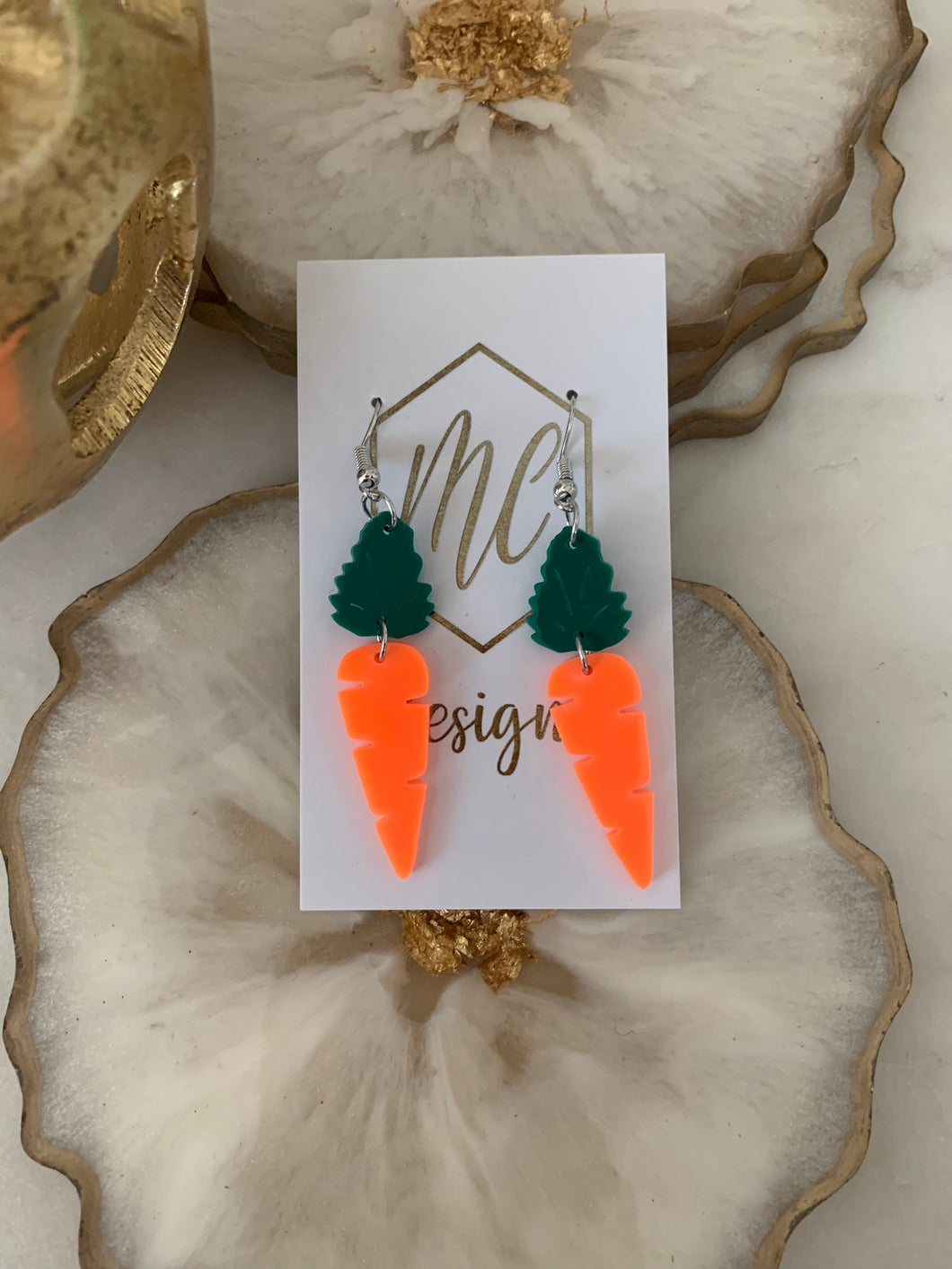 Carrot Earrings