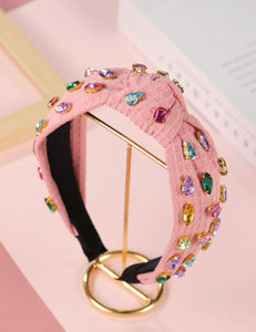 Multicolor Jeweled Headband