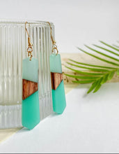 Wooden Acrylic Stick Earrings