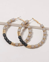 Classy Beaded Hoop