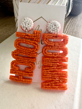 New Football Beaded Earrings