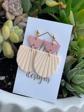 Multi Tier Clay Seashell Earrings