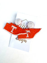 Tennessee TN Vols Beaded Game Day Earrings