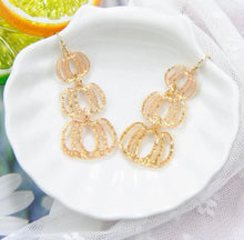 Triple Pumpkin Halloween Earrings